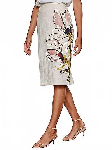 Sanctuary Spring Pencil Skirt in Fleur (view 2)