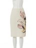 Sanctuary Floral White Spring Pencil Skirt in Fleur Size M - photo 1