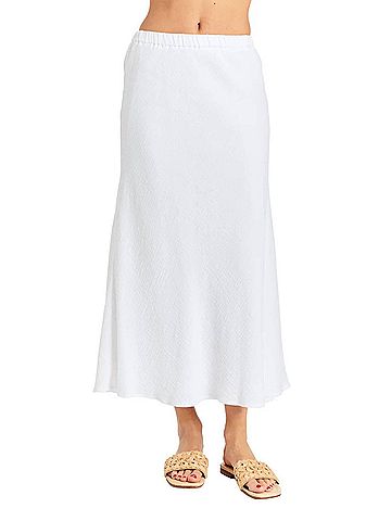 Drew Gwen Skirt in White (view 2)