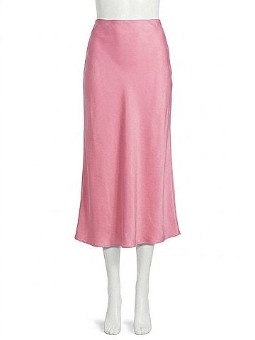 Fifteen Twenty Eva Bias Ankle Skirt in Peony (view 1)