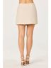 Astr Solid Brown Cailey Mini Skirt in Natural Size M - photo 5
