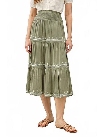 Be Cool Winona Skirt in Green (view 2)