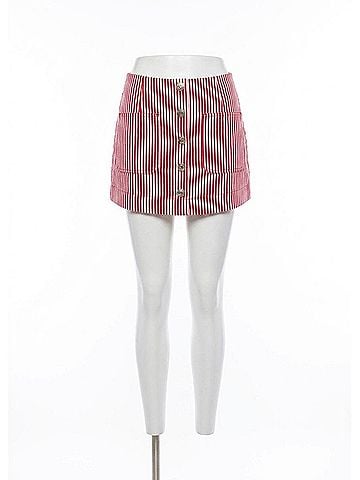 Minkpink Freya Skirt in Red/White (view 1)