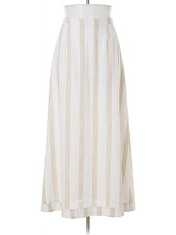 Splendid Sunset Stripe Maxi Skirt in Macadamia (view 1)