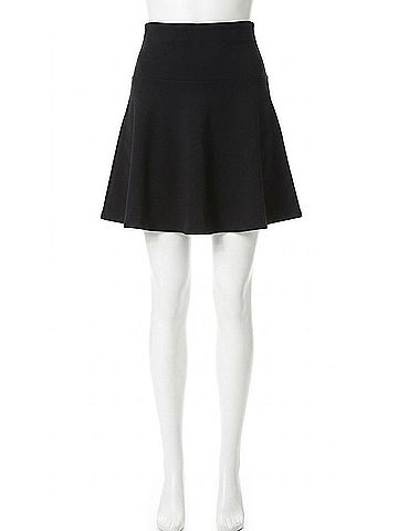 Susana Monaco High Waist Flare Skirt in Black (view 1)