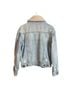 Free People 100% Cotton Plaid Blue Pink Denim Jacket Size S - photo 2