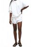 Electric & Rose Solid White Track Short in White Size M - photo 4