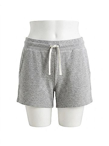 Splendid Dream Slub Short in Heather Grey (view 1)