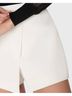 Milly Solid Brown Evalyn Cady Skort in Ecru Size 4 - photo 3
