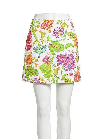 Gretchen Scott Designs Glorious Floral Skippy Skort in Multi Brights (view 1)