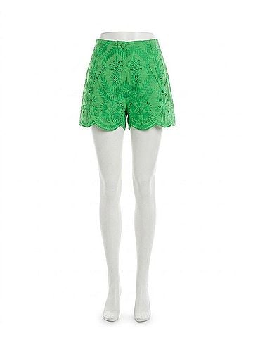 Marie Oliver Fable Short in Emerald (view 1)