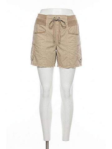 XCVI Erma Simple Cargo Pockets Short in Pigtnglwd Tanglewood Pigment (view 1)