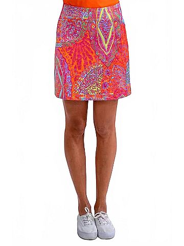 Gretchen Scott Designs Skippy Skort in Pink/Orange (view 2)