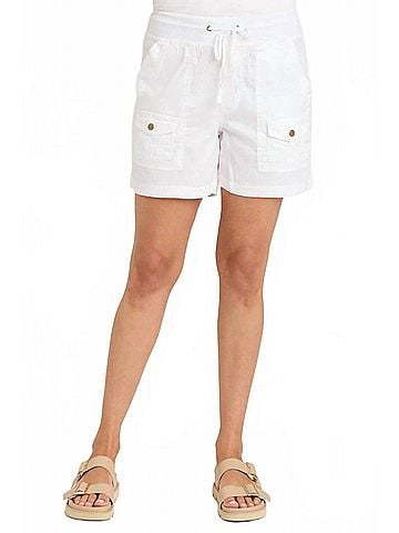 XCVI Milton Short in White (view 2)