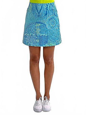 Gretchen Scott Designs Skippy Skort in Turquoise (view 2)