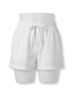 Splendid Solid White Campside Short in White Size M - photo 1
