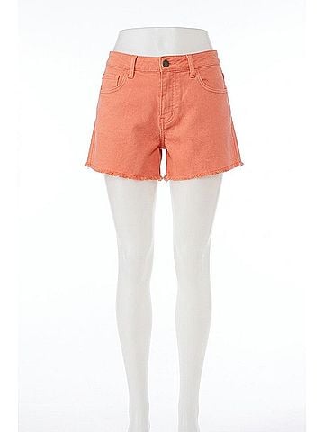 Coco + Carmen Trudy Shorts With Fringe in Melon (view 1)