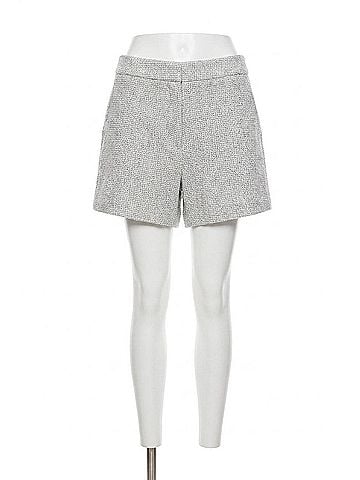 Anine Bing Kam Shorts in Ivory And Black Monogram (view 1)
