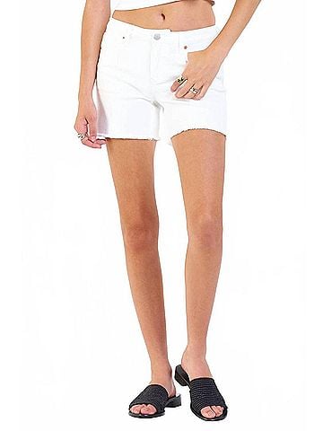 Dear John Julian High Rise Shorts in White (view 2)