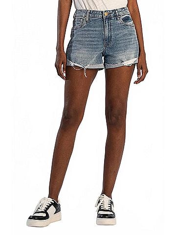 Kut from the Kloth Jane High Rise Short in Still (view 2)