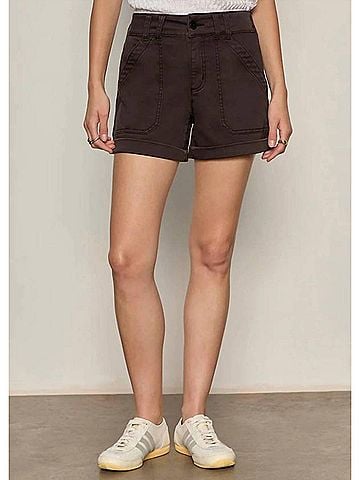 Sanctuary Wander On Shorts With Double Belt Loops in Obsidian (view 2)
