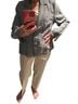 Eileen Fisher 100% Linen Stripes Blue White Blazer Size XL - photo 1