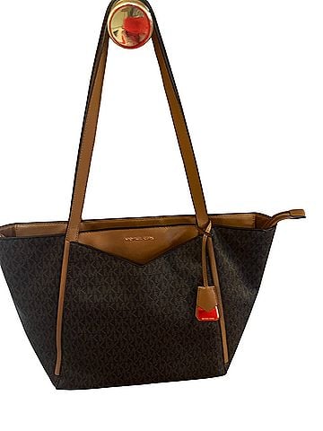 Michael Kors Leather Tote (view 1)