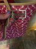 Coach Print Pink Leather Tote One size - photo 5