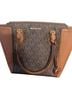 Michael Kors Print Brown Leather Tote One size - photo 1