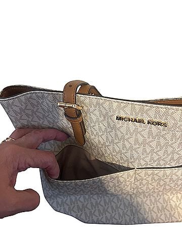 Michael Kors Leather Tote (view 2)