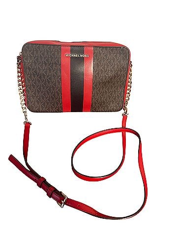 Michael Kors Leather Crossbody Bag (view 1)