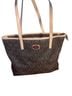 Michael Kors Print Brown Leather Tote One size - photo 1