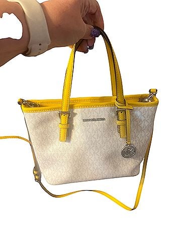 Michael Kors Leather Tote (view 1)