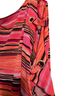 Bold Elements Stripes Multi Color Short Sleeve Blouse Size XL - photo 2