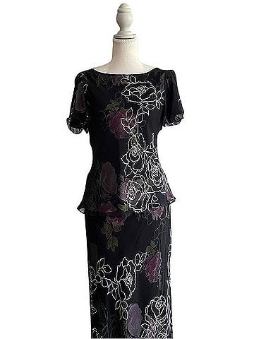 Adrianna Papell Papell Petites Silk Skirt (view 1)