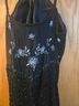 Scala Floral Black Cocktail Dress Size L - photo 12