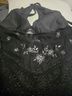 Scala Floral Black Cocktail Dress Size L - photo 8