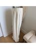 WAYF 55% Linen 45% Rayon 100% Polyester White Ivory Dress Pants Size S - photo 5