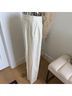 WAYF 55% Linen 45% Rayon 100% Polyester White Ivory Dress Pants Size S - photo 6