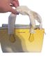Michael Kors Print Yellow Leather Tote One size - photo 1