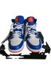 Jordan White Blue Orange Sneakers Size 11 - photo 1
