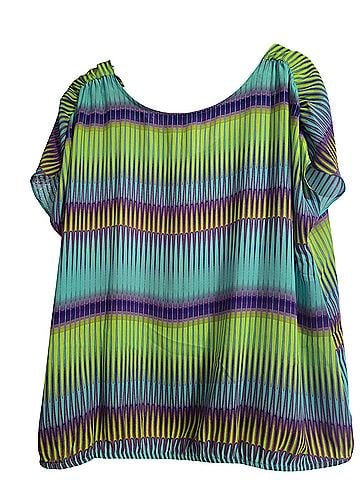 Bold Elements Short Sleeve Blouse (view 1)