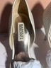 Badgley Mischka Silver Heels Size 7 - photo 3