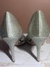 Badgley Mischka Silver Heels Size 7 - photo 4