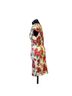 Obsession Floral Multi Color Cocktail Dress Size L - photo 4
