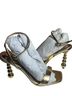 Badgley Mischka Gold Heels Size 7 - photo 2