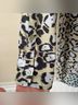 Equipment 100% Silk Leopard Print Teal Black White Yellow Long Sleeve Silk Top Size S - photo 7