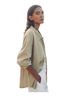 Poetry 100% Linen Gray Button-Down Shirt Size 14 - photo 1