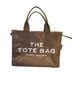 Marc Jacobs 100% Canvas Solid Tan Green Tote One size - photo 1