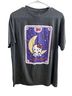 Hello Kitty Graphic Gray Purple T-Shirt Size L - photo 1